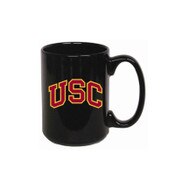 USC Trojans Black Arch 15 oz El Grande Mug
